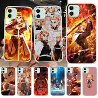 Rengoku Kyoujurou Demon Slayer Kimetsu Yaiba Phone Case for iphone pro max pro MAX Plus 2020