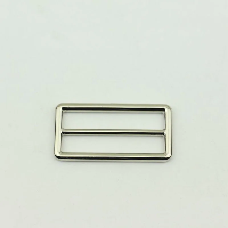 10Pcs Diecast 50mm Tri-Glide Slider Adjust 2 inch Metal Buckles for Backpack Web Strap DIY Bag Belt Leather Craft Accessory
