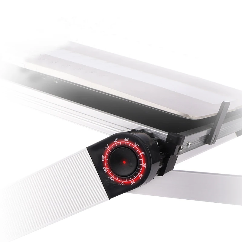 New Aluminum Alloy Adjustable Laptop Table Portable Folding Computer Desk Notebook Desktop Stand For Sofa Bed | Мебель