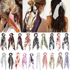 Женские резинки для волос в богемном стиле, резинки для волос с цветочным принтом для конского хвоста, эластичные резинки для волос, женские аксессуары для волос