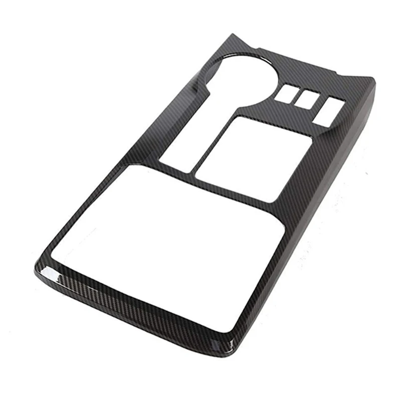

for Toyota 4Runner 2010-2021 Car Carbon Fiber Gear Shift Panel Cup Holder Frame Decoration Cover Trim Accessories,1Pc