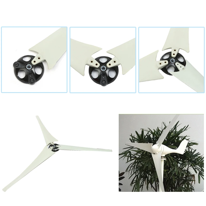 

Factory Nylon Fiber Blades for horizontal wind turbine, 100w 200w 300w 400w 500w 600w wind generator accessories DIY blades