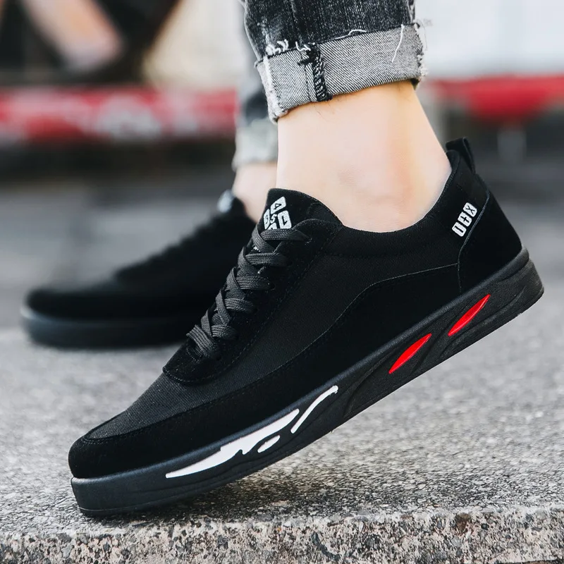 Кроссовки мужские из ПУ кожи легсветильник дышащие Повседневная теннисная обувь