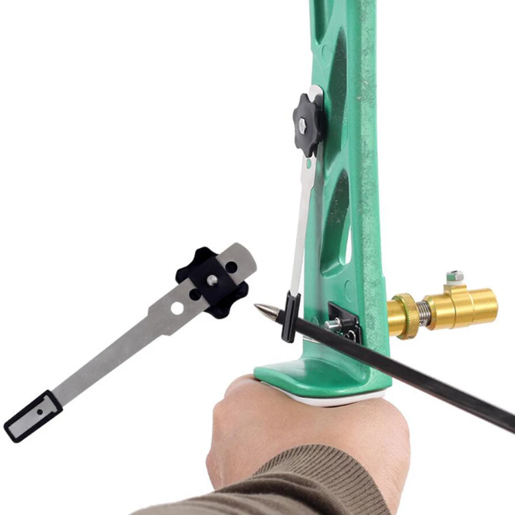 Нержавеющая сталь стрельба из лука Рекурсивный лук Clicker Регулируемая длина