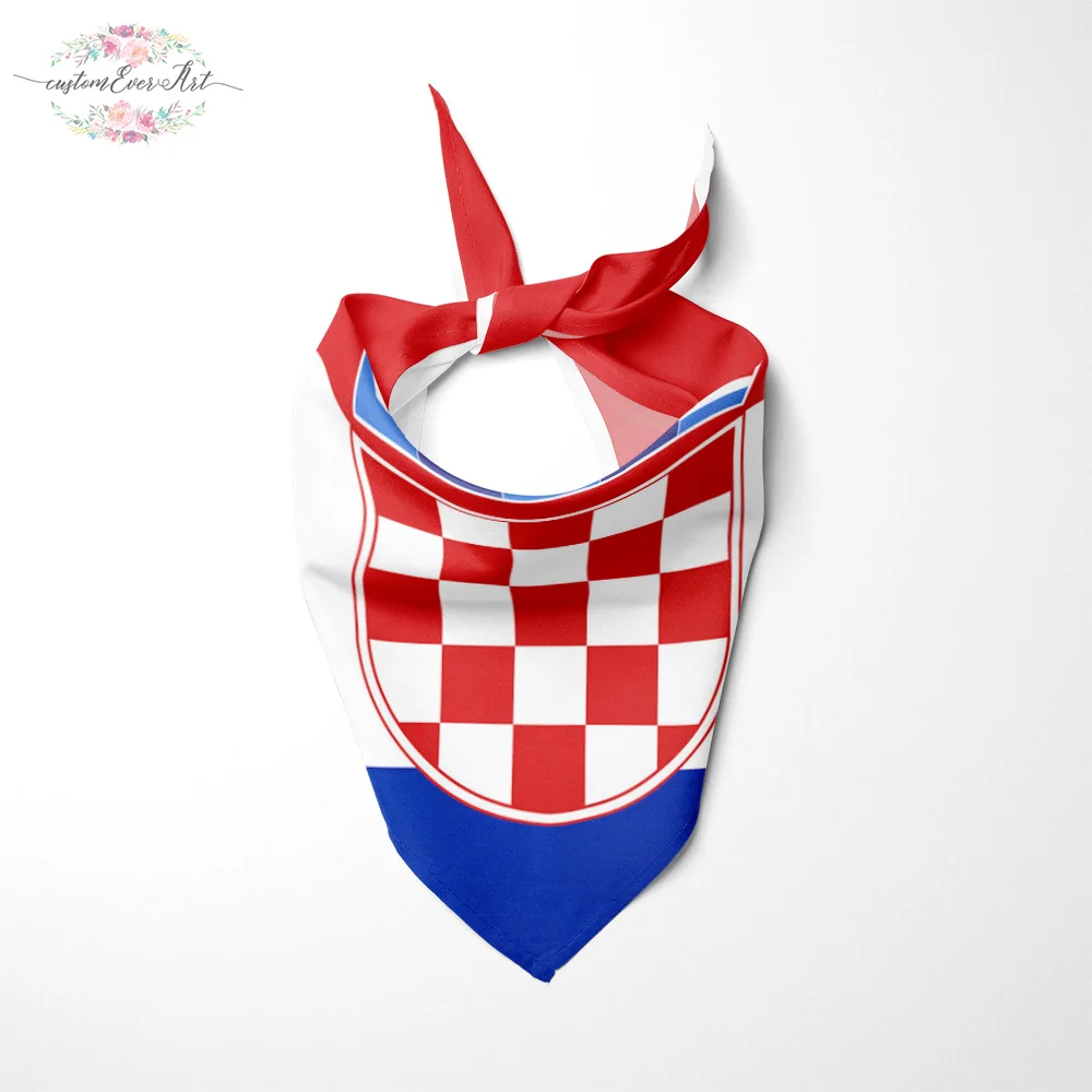 В Хорватия флаг бандана собаки кошки для животных Pet аксессуар ручной работы с