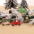 Подвески для рождества, подвески из дерева, рождественские украшения для дома, новый год 2022, детские подарки деревянная новогодняя елка DIY