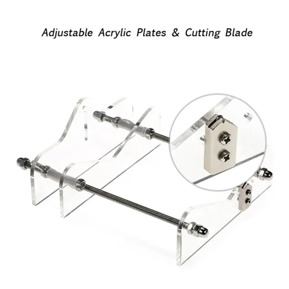 

Стекло бутылка резак акрил Регулируемый Бутылка из серии «сделай сам» для резки для винных бутылок пивные бутылки 40FP08