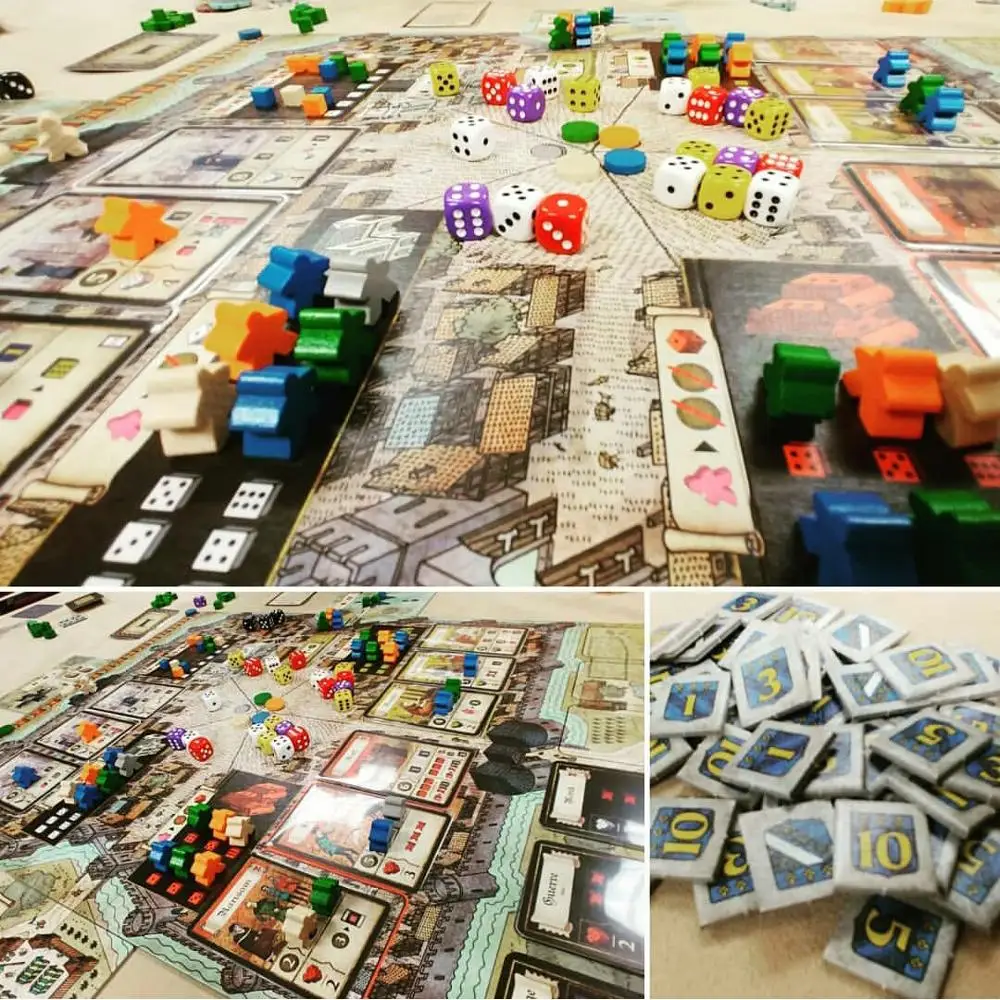 Высококачественная настольная игра карты Troyes с расширенной настольной игрой