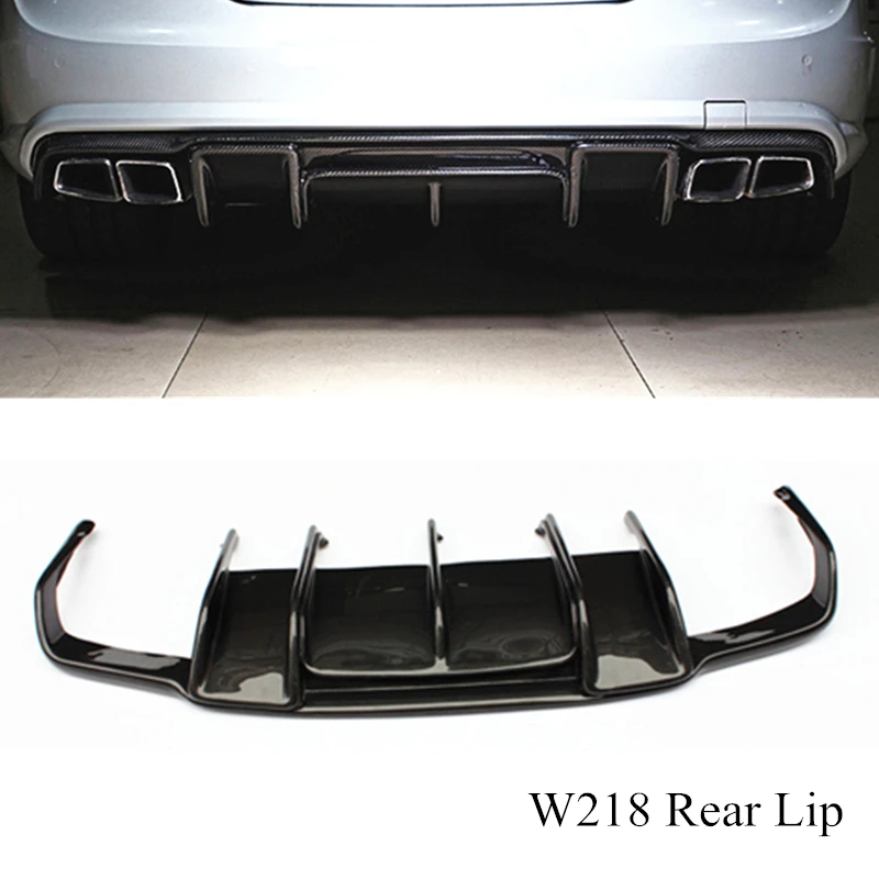 Диффузор для заднего бампера автомобиля из углеродного волокна для CLS W218 стиль Renntech CLS260 CLS300 CLS350 sport 2012-2014