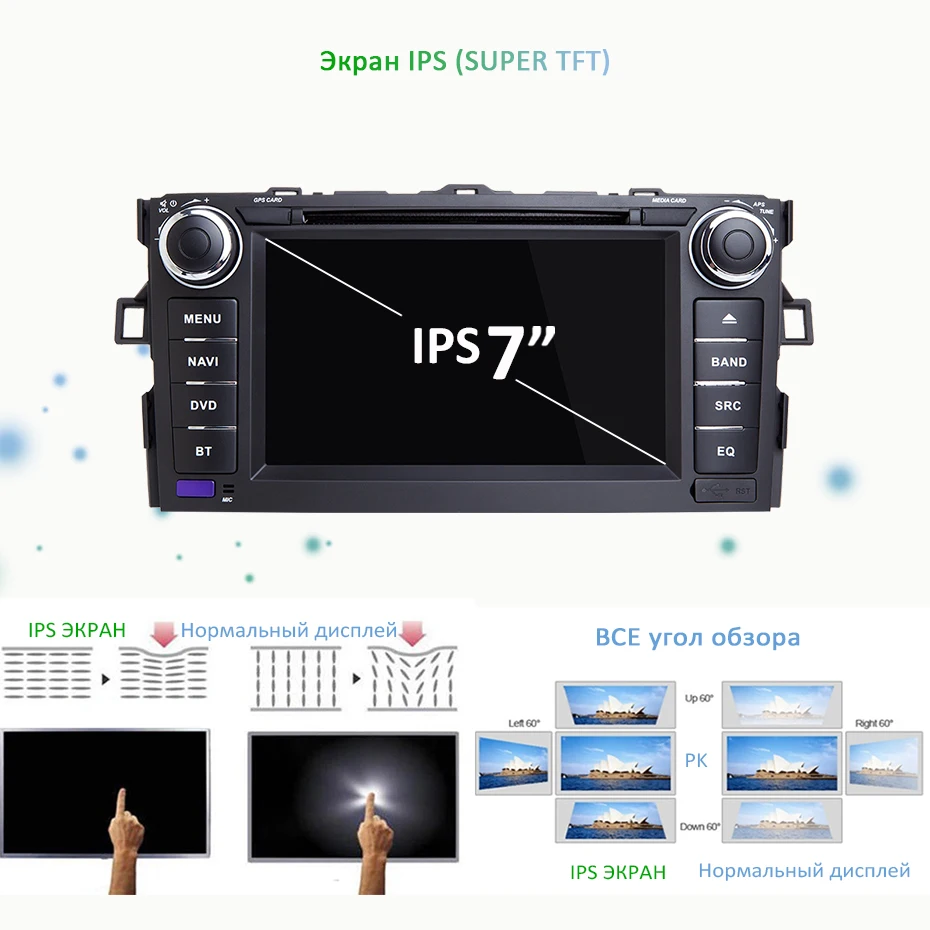 DSP ips Android 9,0 64G 2 DIN dvd-плеер для TOYOTA AURIS Altis COROLLA 2012 2013 gps Радио экран стерео навигация Мультимедиа