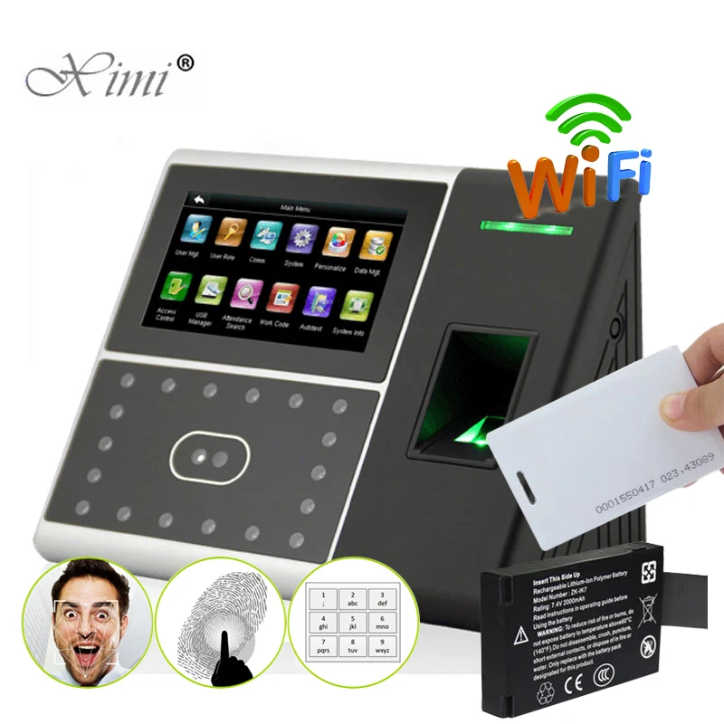 

Wi-Fi Iface302 Linux биометрическая система распознавания отпечатков пальцев лица RFID система контроля времени и доступа с батареей