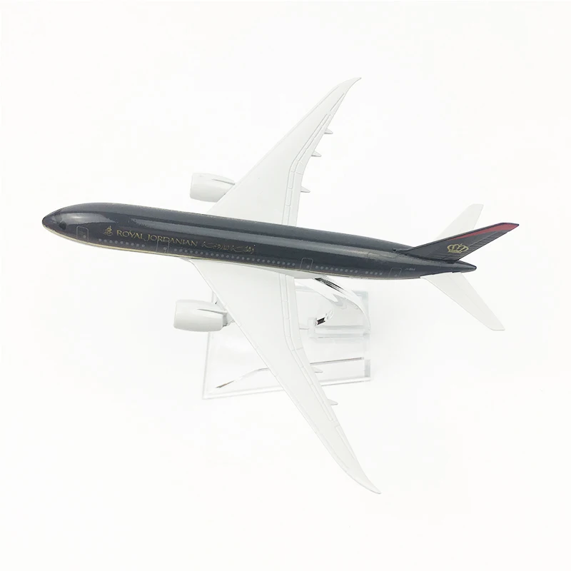 

16cm Airlines Airplane Model Boeing 787 Royal Jordanian B787 Diecast Aviation Model 1:400 Airway Aircraft Model Scale Toy