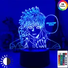 Аниме-лампа для юютсу, Сатору, годзё, светодиодный ночник для спальни, Декор, подарок на день рождения, SATA, годжо, светильник, приз юютсу, кайзен