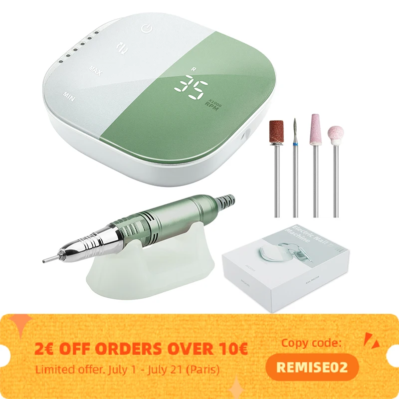 Электрическая машинка для маникюра и педикюра 35000 об./мин.|Электрические