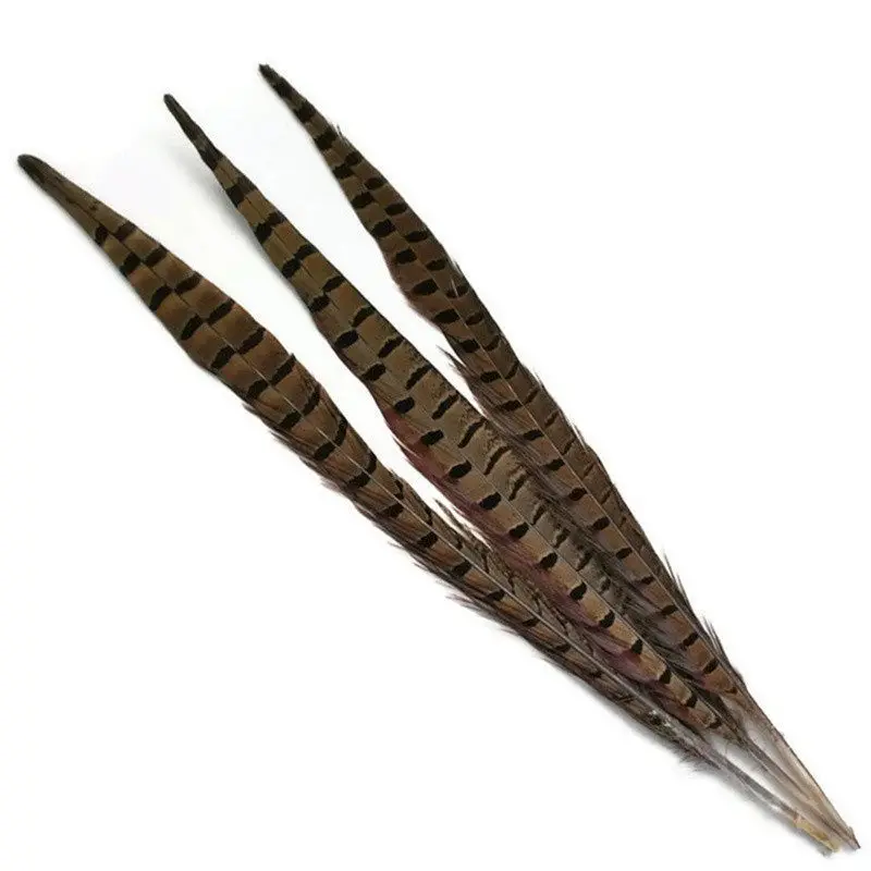 Оптовая продажа натуральные перья из хвоста фазана для украшения 8 26 &quot20 65 см