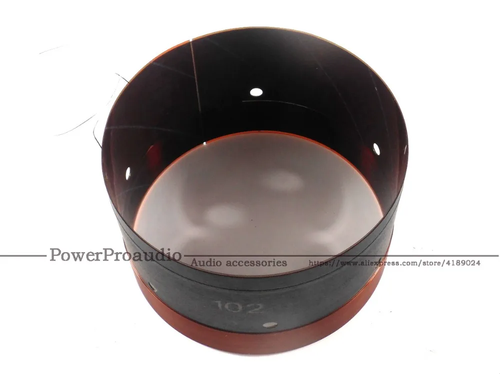 2 шт. 102 мм низкочастотный динамик с басовой звуковой выходной отверстием для