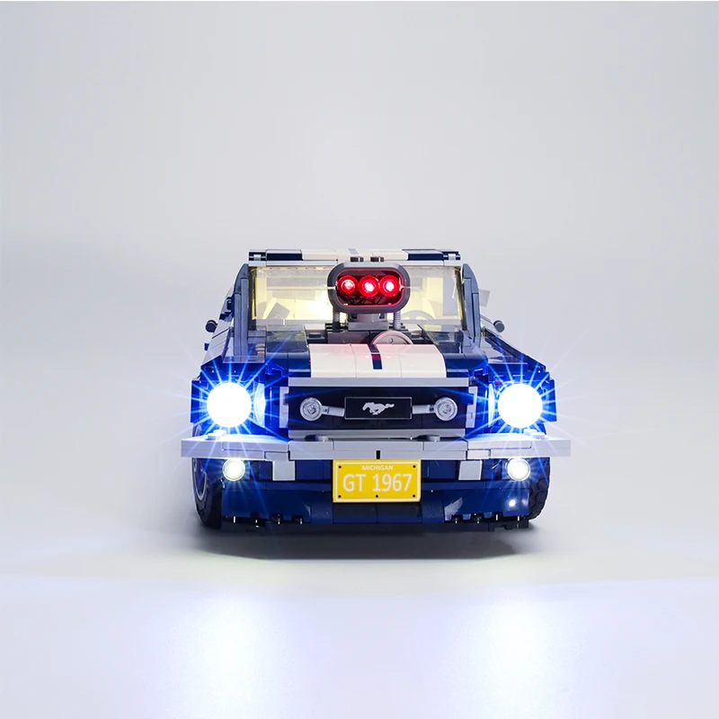 Lepinblocks King Bricks 21047 Ford Mustang Technic модель автомобиля Строительные блоки Набор 10265 Creator Expert игрушки для детей подарок