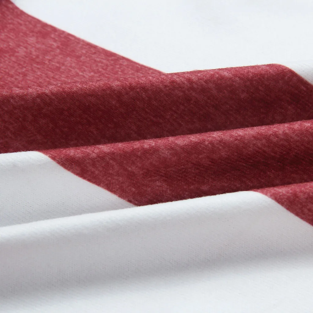 Женский свитшот полосатая рубашка с круглым вырезом Повседневная Блузка длинным