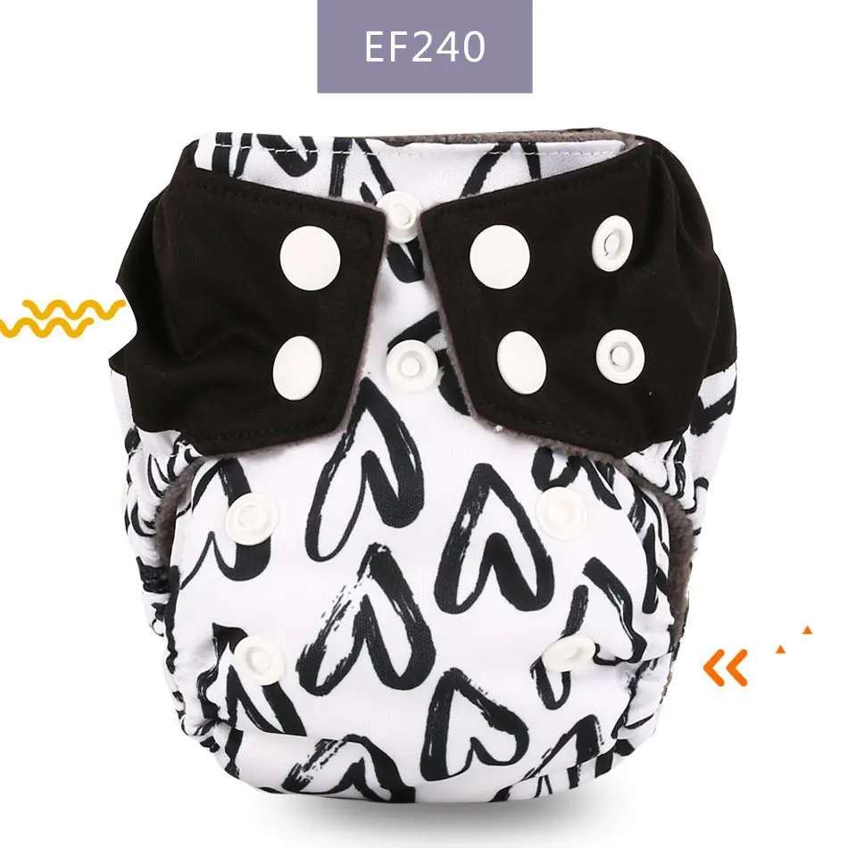 EF240-newborn diaper Elinfant пеленки для новорожденных, моющиеся, экологиэкологичные, ткань - Color: EF240-newborn diaper