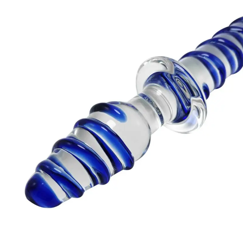 Стеклянная Анальная пробка термостойкий стеклянный фаллоимитатор мастурбатор