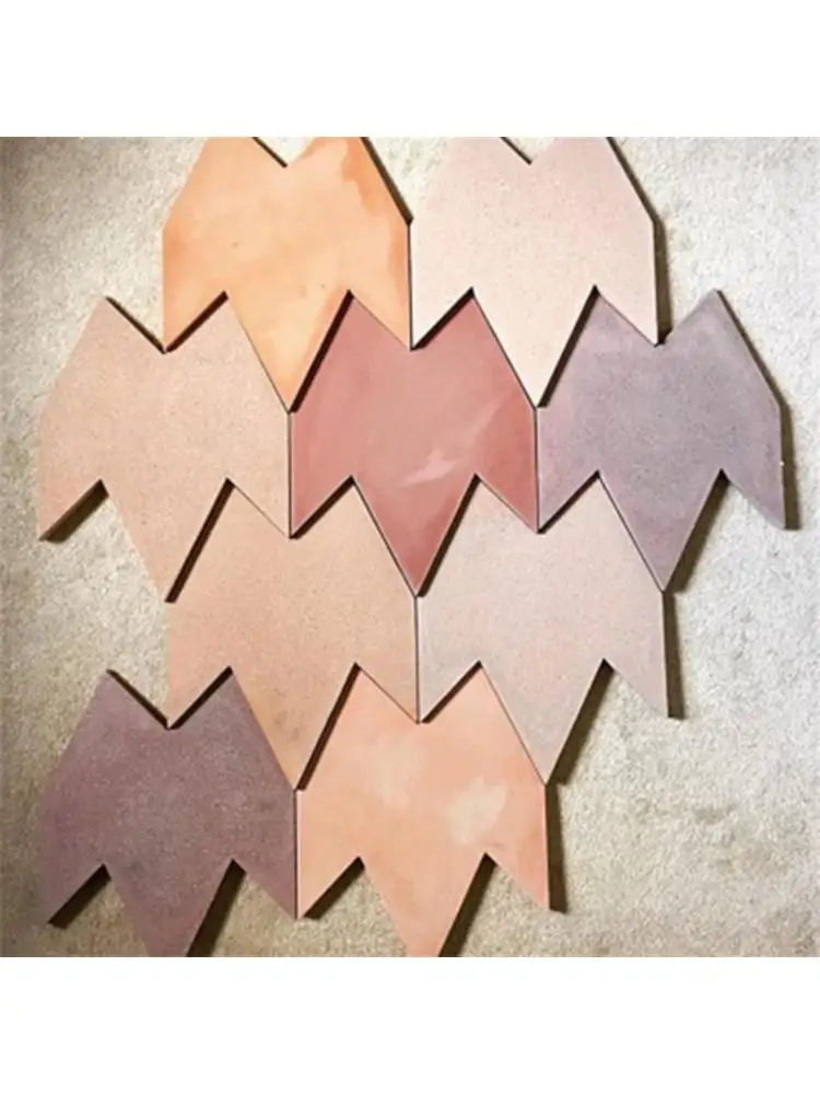 Геометрическая Полигональная керамическая бетонная напольная плитка настенная