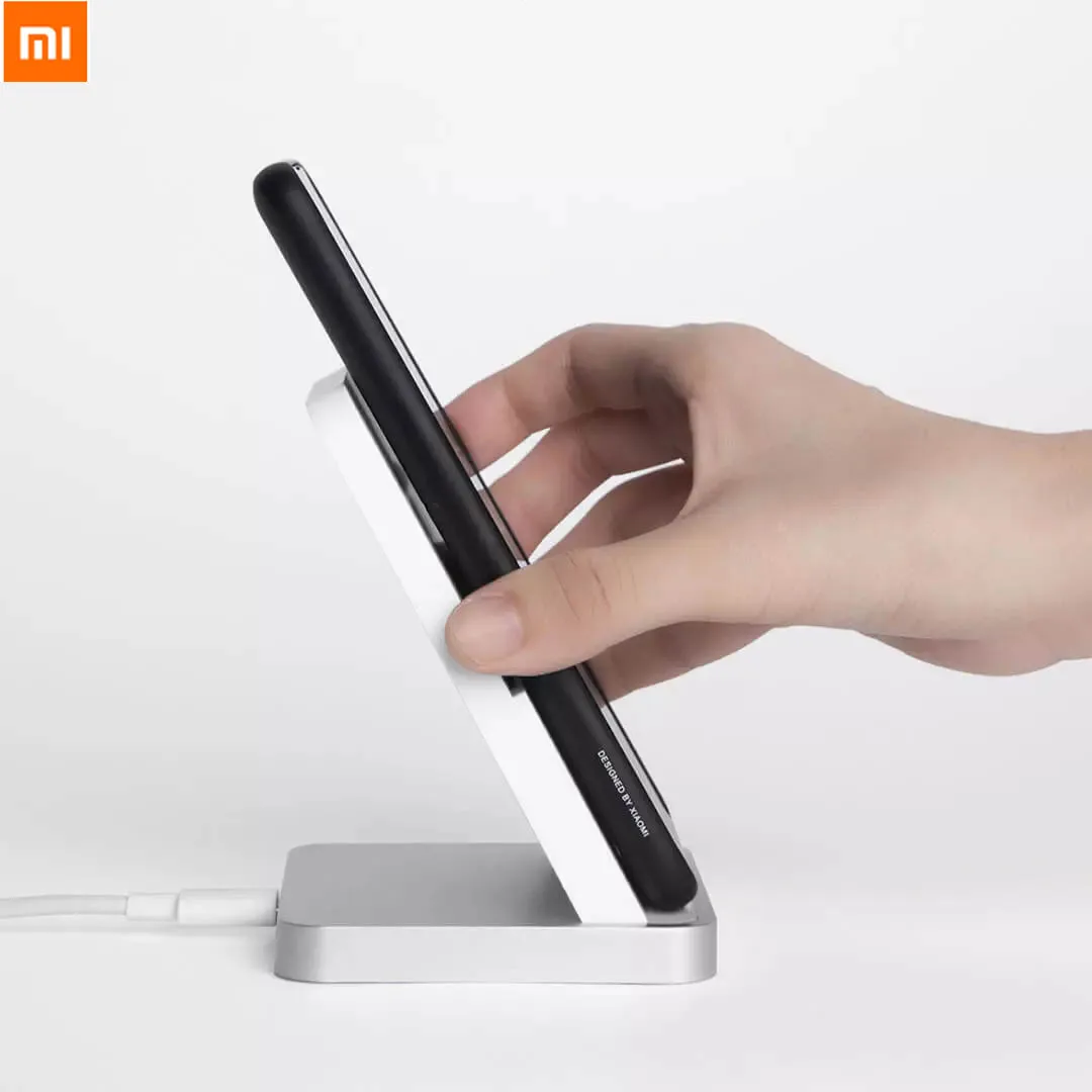 Оригинальное вертикальное Беспроводное зарядное устройство Xiaomi с воздушным