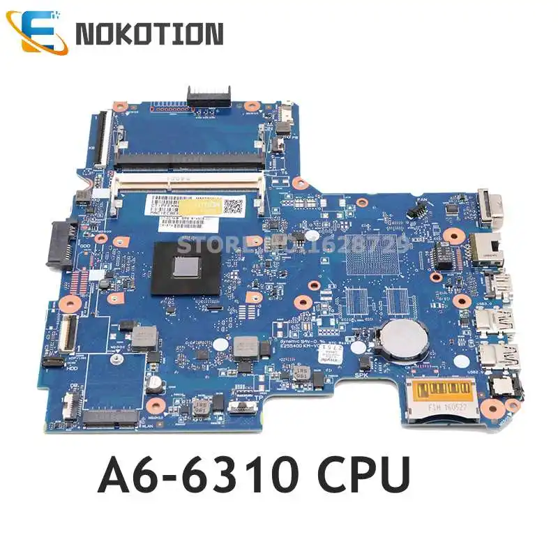 

Материнская плата NOKOTION 814508-001 814508-501 для ноутбука HP 14-Af011AU 14-AF 6050A2731601-MB-A01 A6-6310 ЦП DDR3