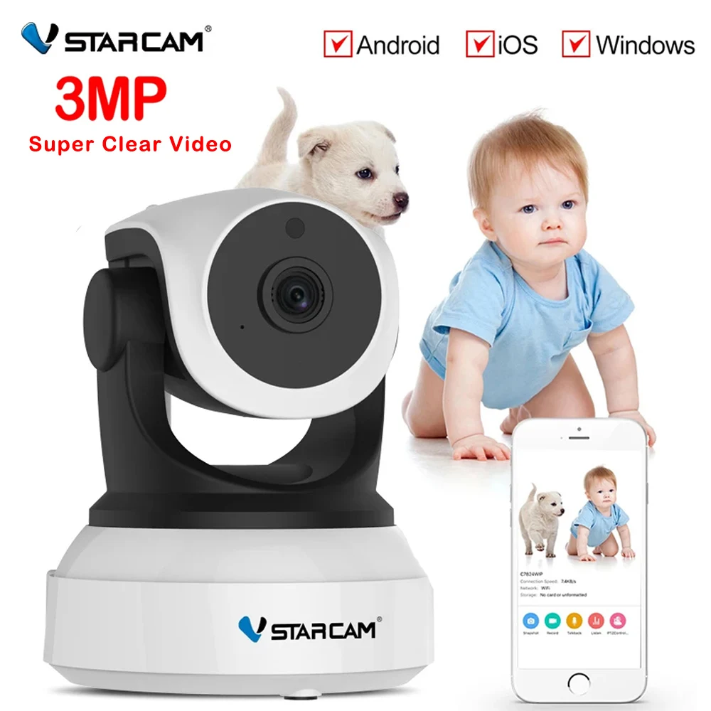 

Vstarcam Video Baby Monitor Wifi 2 Way Audio Talk Smart Camera With Motion Detection Intercom Baby Nanny Camera Babysitter Alarm