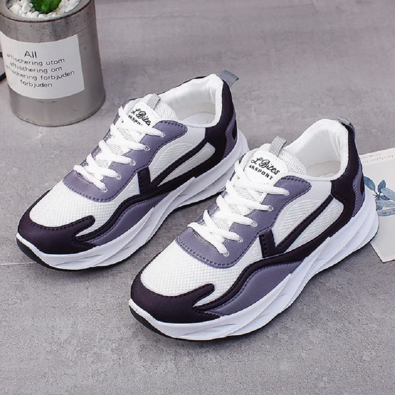 

Torre shoes women ins tide 2020 spring new Korea color matching students joker sneakers women breathable running tide shoes