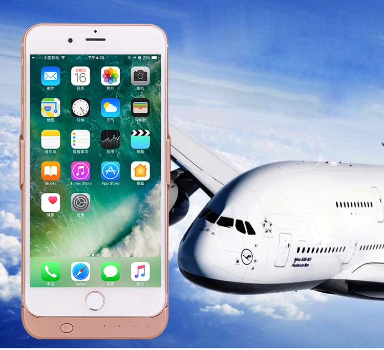 Портативный внешний аккумулятор 10000 мАч для iPhone 6 6S 7 8 чехол телефона Plus 6s зарядный