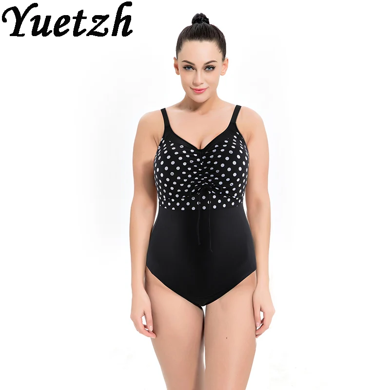 Женский купальник большого размера плюс слитный пуш ап русская пляжная одежда