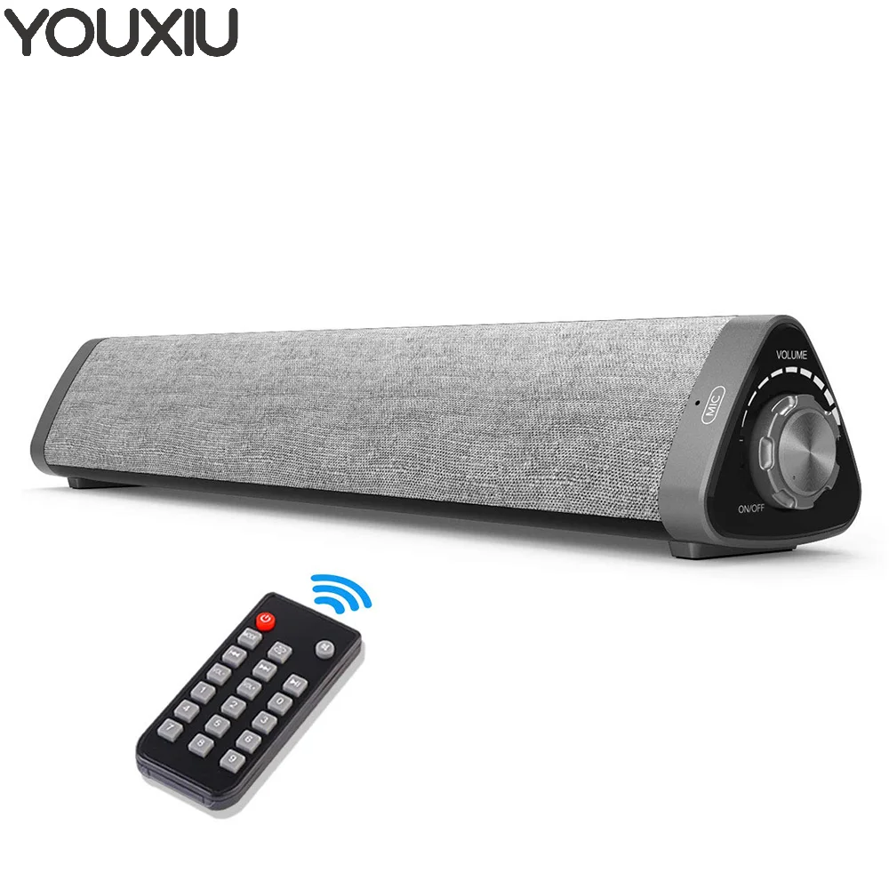 Беспроводные стерео bluetooth колонки YOUXIU 10 Вт с пультом дистанционного управления