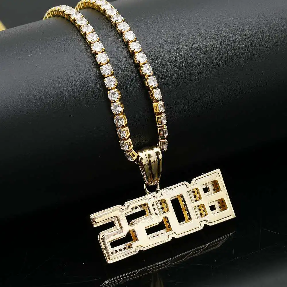 Высококачественное циркониевое украшение в стиле хип-хоп подвеска Стразы с