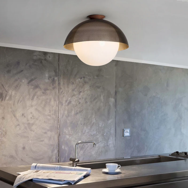 

Nordic bedroom ceiling lamp creative simple modern designer aisle balcony lamp corridor porch cloakroom lamp