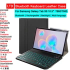 Чехол с Bluetooth клавиатурой для планшета Samsung Galaxy Tab S6 S5e T590 10,5 S7 11 S6 lite A7 10,4, русская, Арабская, Иврит Клавиатура