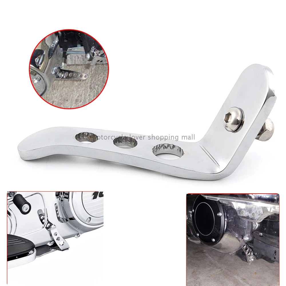 

Moto Accessories Foot Pedal Stand Kickstand Extension for Harley Davidson Touring Road King Street Electra Glide 1991-2023 New