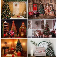 christmas backdrops fireplace tree winter interior baby portrait photography background for photo studio photophone 21522dhy 03