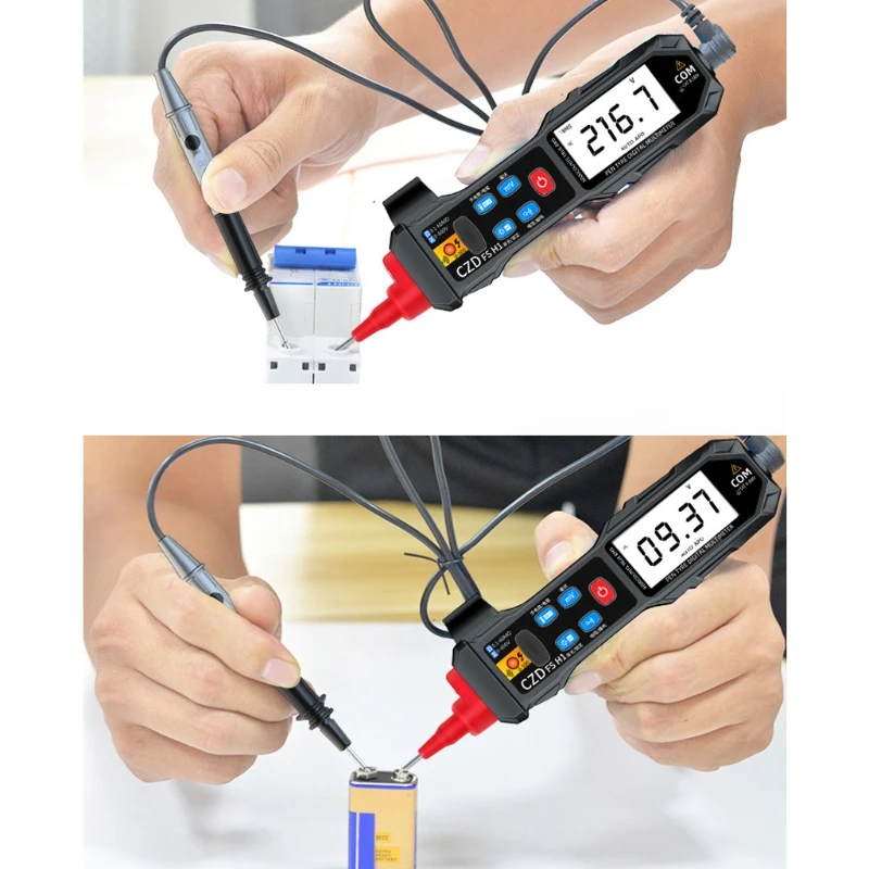

Digital Multimeter 6000 Counts Digital Display Pocket Pen Multimeter Automatic Range Non-contact Voltage Detection 85LA