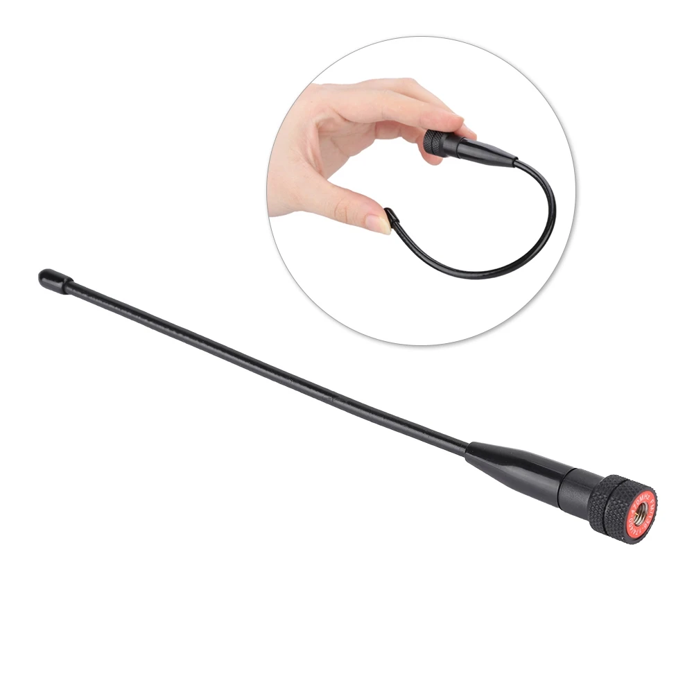 Портативная стабильная антенна сигнала 669C SMA-M VHF/UHF двухдиапазонная для