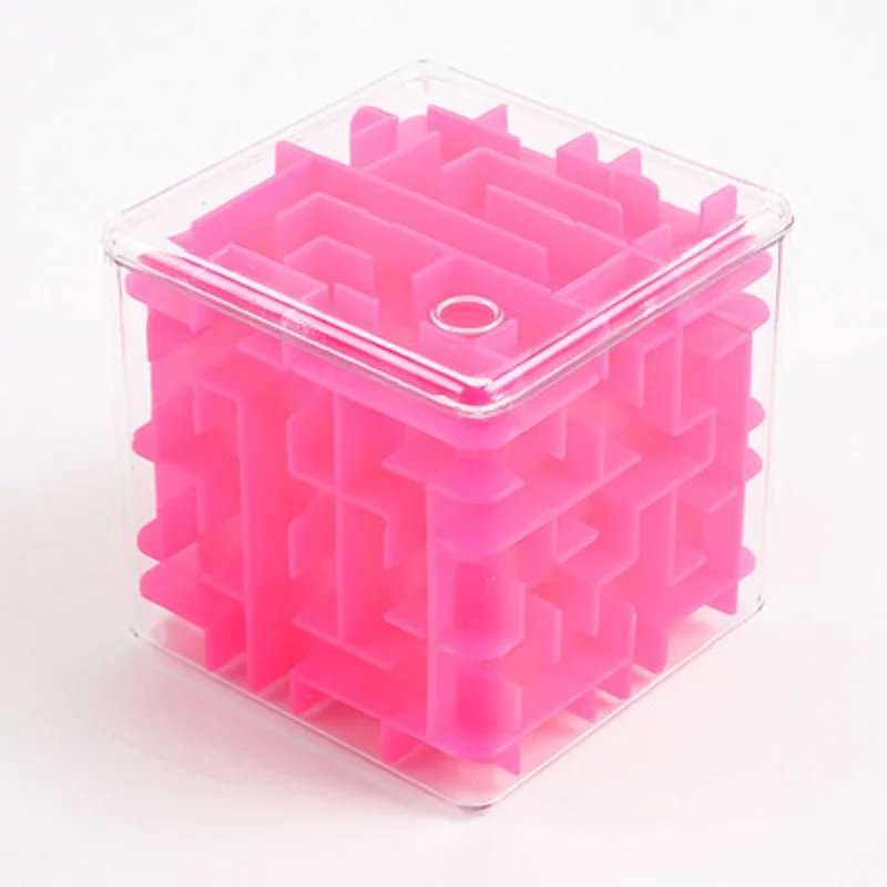 Игра-лабиринт 3D 8*8*8 см шестигранная головоломка скоростной куб игра с шариками