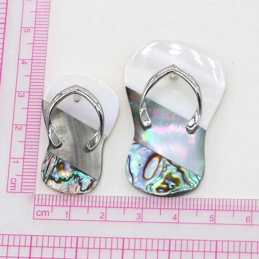 

Natural Shell Charms Pendants Mother of Pearl Charms Pendants For Jewelry Making Necklaces Earring Accessories 30x45mm 22x35mm