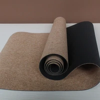 rubber cork yoga mat 3mm4mm61mm anti slip tpe pilates fitness mat exercise mat non slip yoga pad waterproof gym sports mat