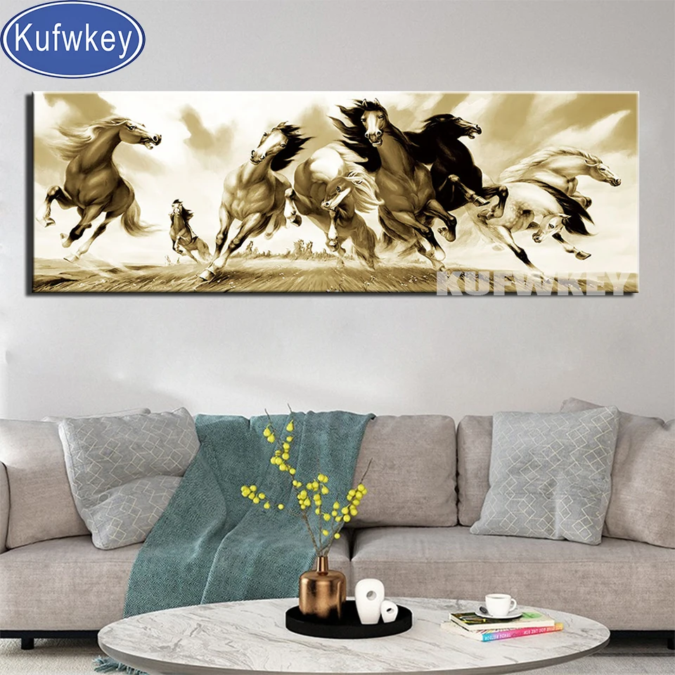 

Abstract horse 5d diamond painting landscape diamond mosaic cross stitch diamond embroidery full square round decor gift