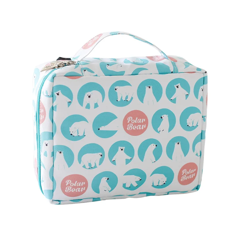

New printing waterproof wash gargle bag hook travel makeup bag folding portable receive packages in collation and bags