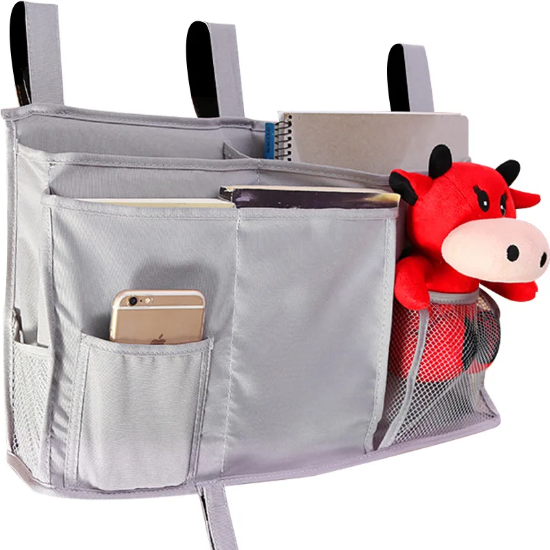 

Student Dormitory Bed Bag Oxford Cloth Hanging Bag Bedroom Hanging Bag By The Bed Of A Baby Diaper Bag Storage Box