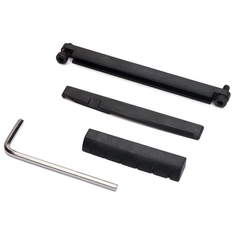 Гитара мост седло и Гайка Замена костная Седло с ферменной штангой гаечный ключ