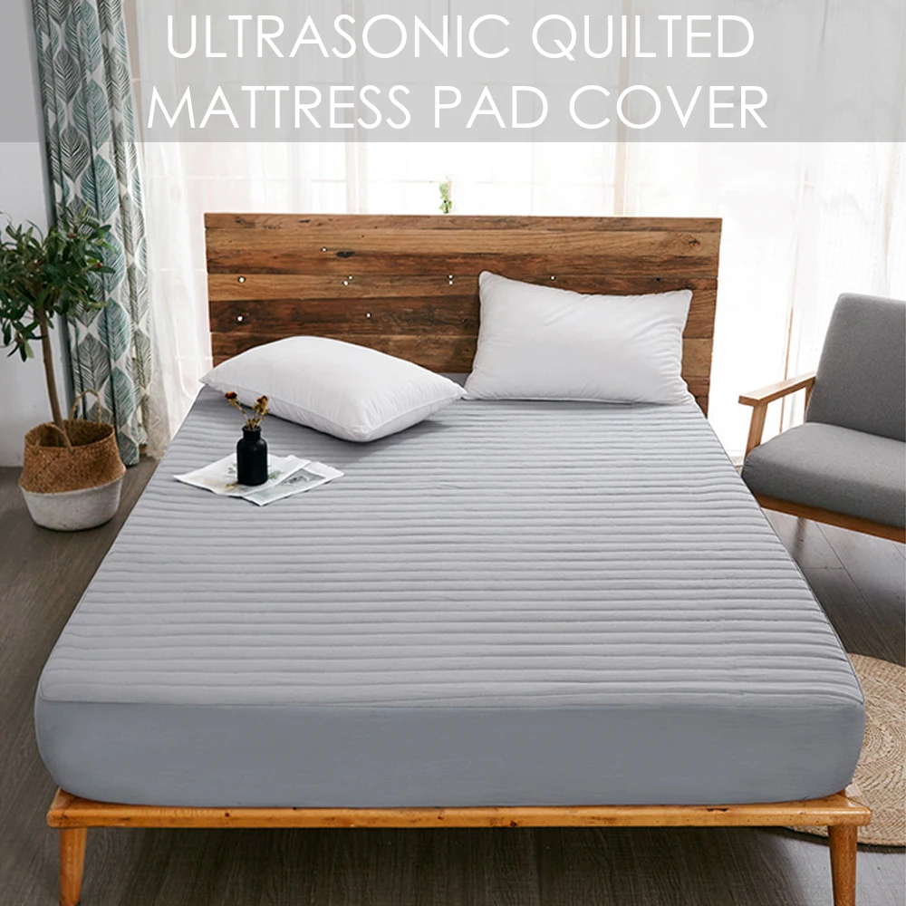 LFH обивка покрытие матраса стеганая простыня стиль матрас протектор серый