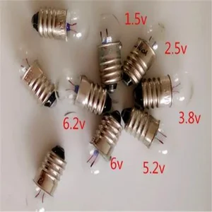 Микс E10 физическая электрические экспериментальная маленькая лампочка 1,5 В 2,5 в 3,8 в 4,5 в 5,2 В 6,2 в 6 в а