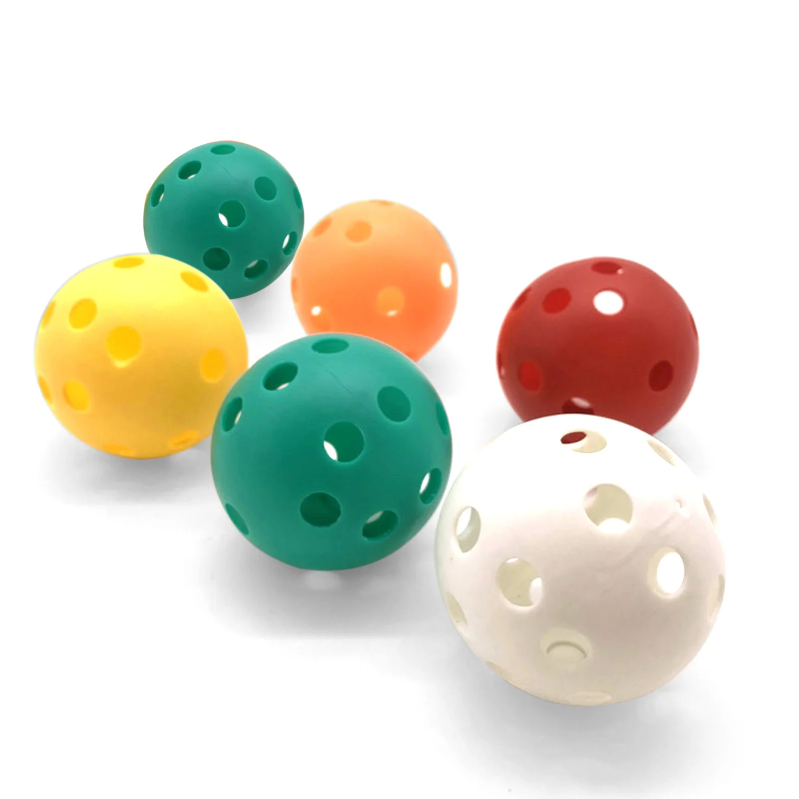 

6 шт. пластиковые пиклевые шарики премиум-класса с отверстиями для использования в помещении и на улице, мячи для спорта для детей и взрослых...