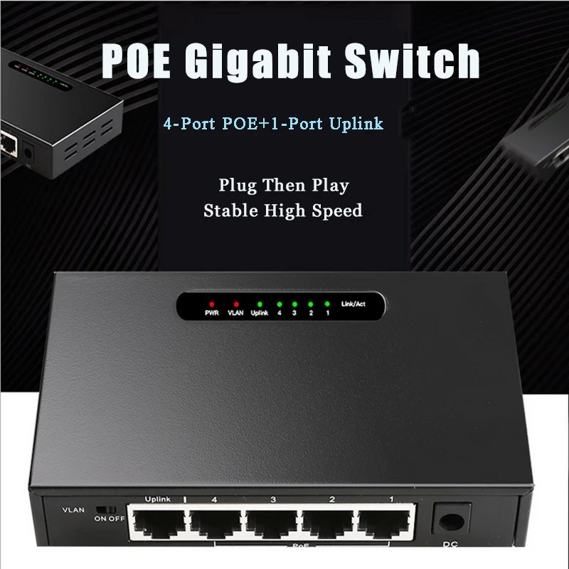 Коммутатор Ethernet 5 портов 10/100/1000 Мбит/с|Сетевые коммутаторы| |